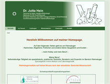 Tablet Screenshot of heimtieraerztin.de